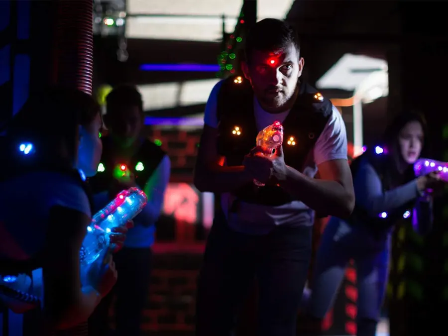 Un lasergame en guise de salle de séminaire
